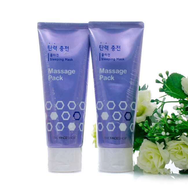 Mặt nạ ngủ The Face Shop Baby Face Collagen Lifting Massage Pack