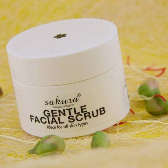 Kem Tẩy Tế Bào Chết Da Mặt Sakura Gentle Facial Scrub