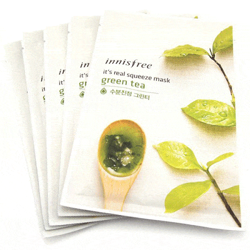 Mặt Nạ Innisfree It’s Real Squeeze Mask Green Tea