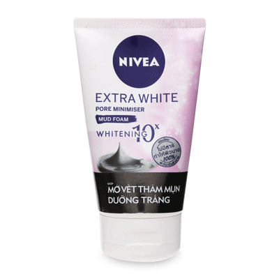 Sữa rửa mặt NIVEA Extra White Pore Minimiser Mud Foam