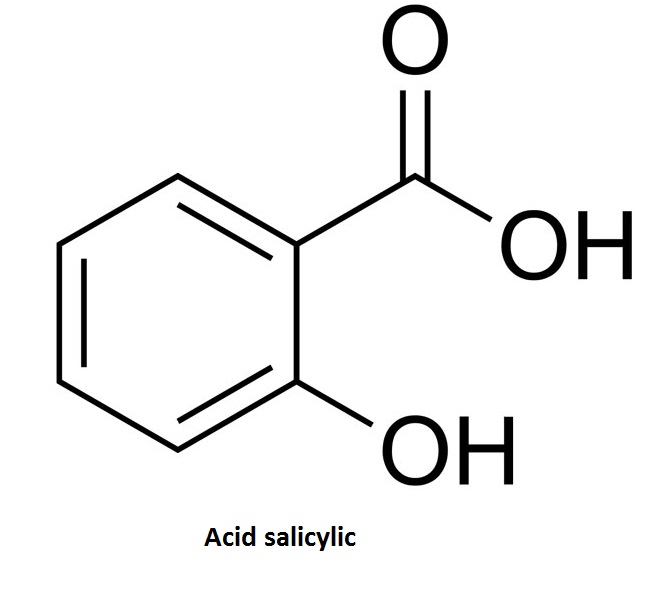 công thức hóa học của acid salicylic