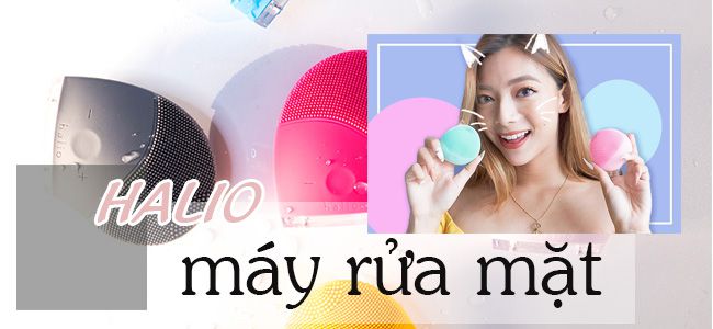 Máy rửa mặt Halio. may-rua-mat-halio