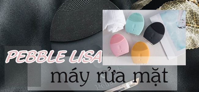 Máy rửa mặt Pebble Lisa. may-rua-mat-pebble-lisa